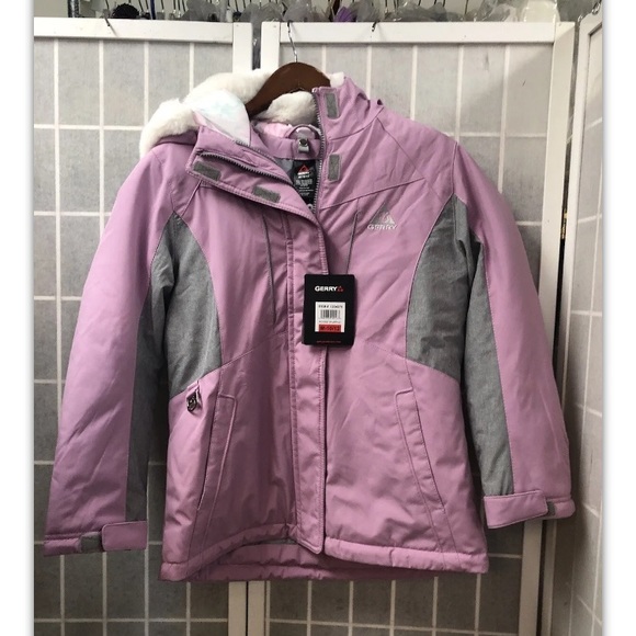 Gerry, Girls, Jacket, Pink/Gray, new,Size 10-12M.: - Picture 2 of 9